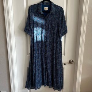 317 Sezane Jeanne Dress Size 42 *missing Belt
